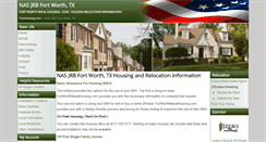 Desktop Screenshot of fortworthnavalhousing.com