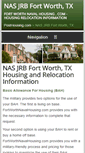 Mobile Screenshot of fortworthnavalhousing.com